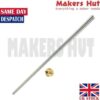 THSL 8mm Lead Screw T8 - 8mm or 2mm Lead - Length 300mm - 600mm