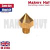 MK8 Brass Nozzle 3mm filament - 0.2mm 0.3mm 0.4mm 0.5mm - RepRap - 3D Printer