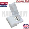 8mm Straight Connector 2 Pin RGB LED Strip Solderless Coupler 5050