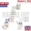 90 Degree Right Angle 10mm - 2 / 3 / 4 Pin - RGB LED Strip L Connector WS2811