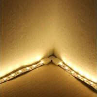 90 Degree Right Angle 10mm - 2 / 3 / 4 Pin - RGB LED Strip L Connector WS2811 - Image 4