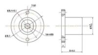 Anti backlash Nut for TR8X2 TR8X4 TR8X8 - Leadscrew - 8mm - Image 4