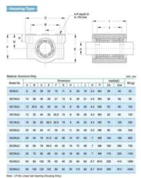 SCS6UU SC6UU 6mm Linear Motion Ball Bearing Slide Unit Bushing CNC Router - Image 2
