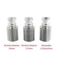 V6 HeatSink - Hotend Cooling - Short 1.75, 3.00mm, Bowden - 3D Printer