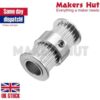 Double GT2 Pulley - 20 Teeth 5mm/6.35mm/8mm Shaft Bore - Twin Pulley
