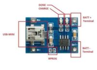 TP4056 5V USB 1A Lithium Battery Charging Board LiPo Charger Module Arduino - Image 2