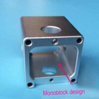 Ultimaker 2 Extruder Head Replacement Part - Monoblock Machined Aluminum - Image 4