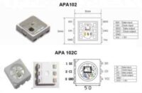APA102 LED 5V Addressable RGB LED Strip - 32 - 60 - 144 LED/M - Image 2
