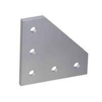 Joining Plate & Insert for 2020 Aluminum Extrusion - RepRap CNC 3D Printer V Slot - Right Angle