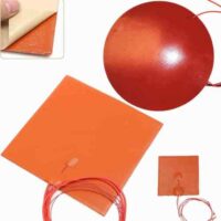 Round Square Rubber Heater Pad Mat - 12V 24V 110V 220V - 100W to 500W 3D Printer