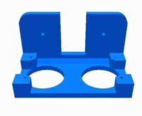 HC-SR04 Ultrasonic Sensor Mounting Bracket Mount Smart Car Arduino 3D Printer - Model A